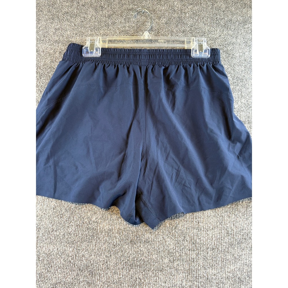 Alo Yoga Navy Blue Smocked Waist Activewear Shorts Medium RN87370 - Picture 4 of 5